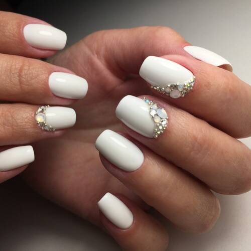 BN-04, Идеально белый Гель-лак BAGHEERA NAILS