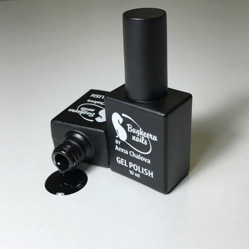 BN-07, Чёрный Гель-лак BAGHEERA NAILS