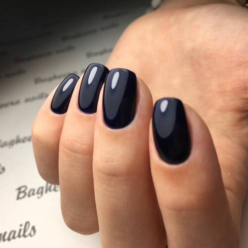 BN-08, Глубокий синий Гель-лак BAGHEERA NAILS