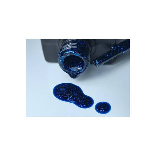 BN-71, Гель-лак эффект фольги, цвет синий BAGHEERA NAILS