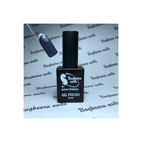 BN-92,тёмно-серый Гель-лак BAGHEERA NAILS