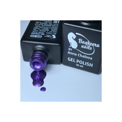 BN-99, Гель-лак с блёстками BAGHEERA NAILS
